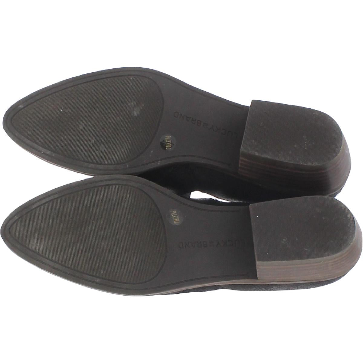 Mahzan Womens Comfort Insole Slip On Loafer Heels