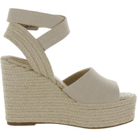 Vada Womens Criss-Cross Front Wedge Platform Sandals