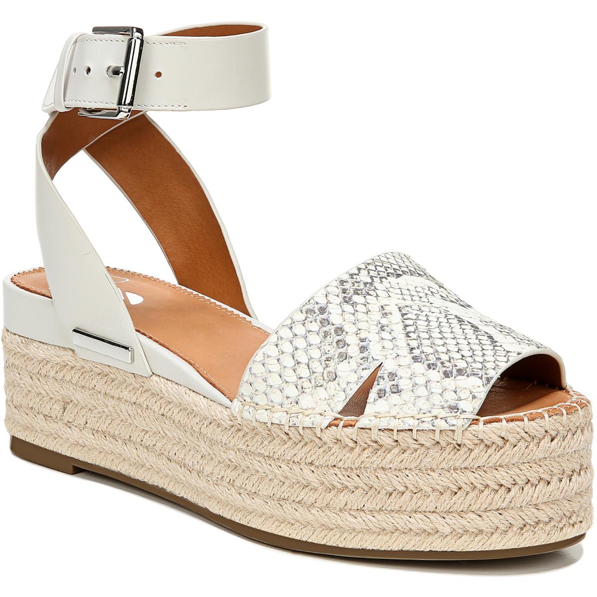 Lexie Womens Leather Ankle Strap Platform Sandals1