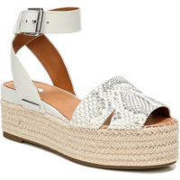 Lexie Womens Leather Ankle Strap Platform Sandals1