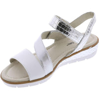 Byblos Womens Leather Animal Print Slingback Sandals