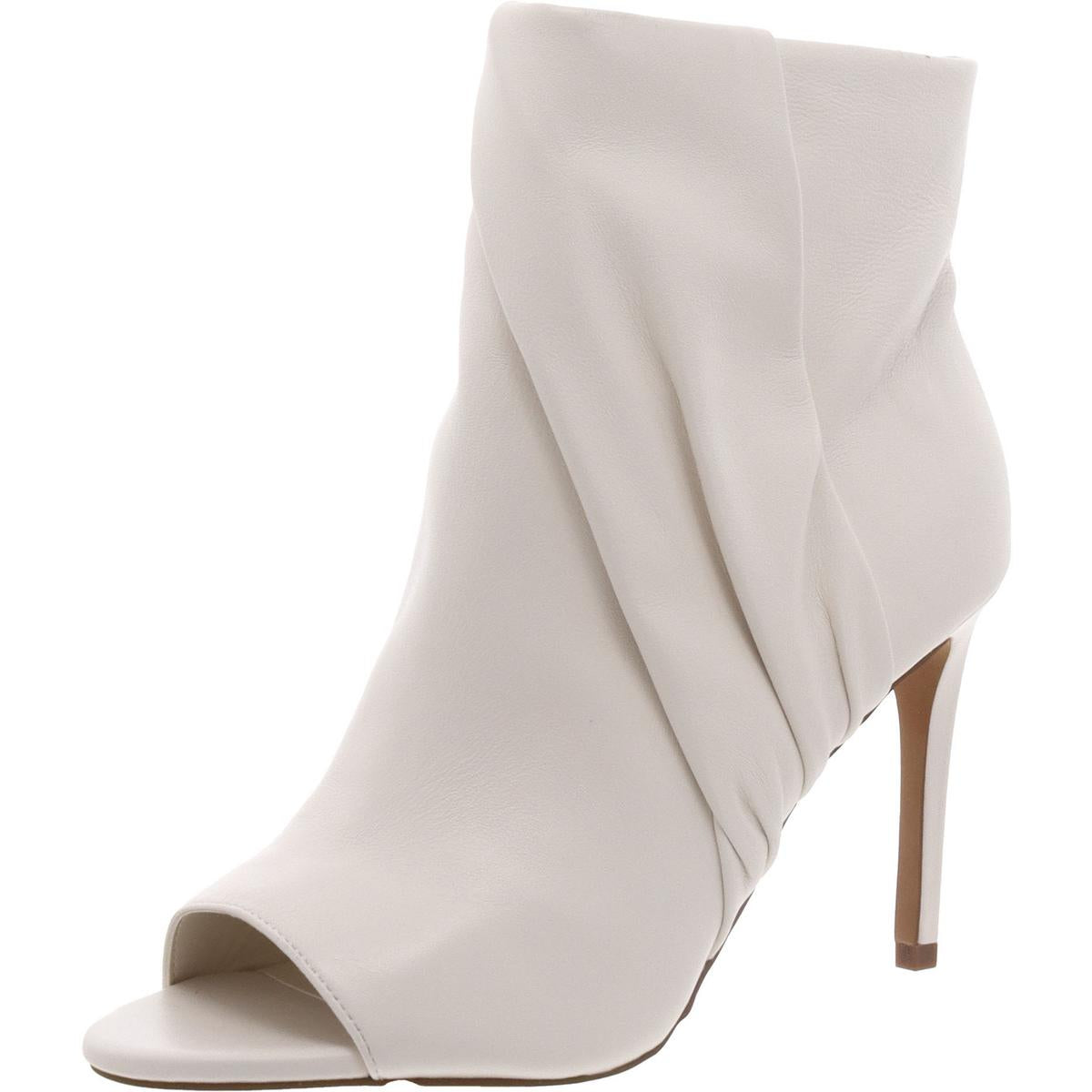 Atonna Womens Ruched Peep Toe Booties