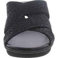 Rowena 2 Womens Embellished Man Made Wedge Sandals