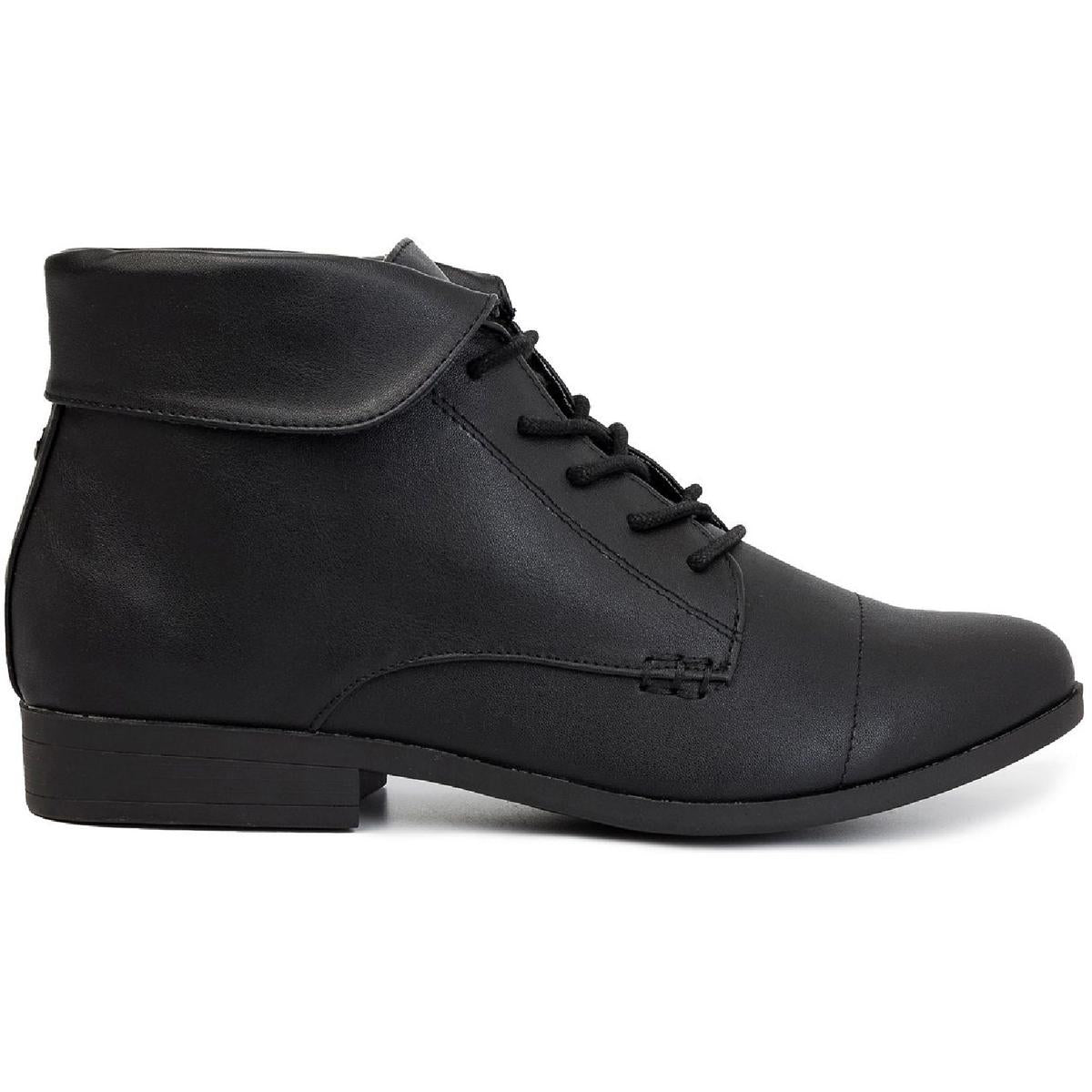 Clora Womens Padded Insole Ankle Combat & Lace-up Boots