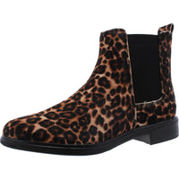 Clarkdale Arlo Womens Padded Insole Chelsea Ankle Boots 7.5 Medium Leopard Print Combo