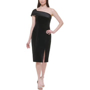 Womens Party Faux Suede Cocktail and Party Dress