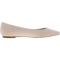 Moana Womens Faux Leather Slip On Flats