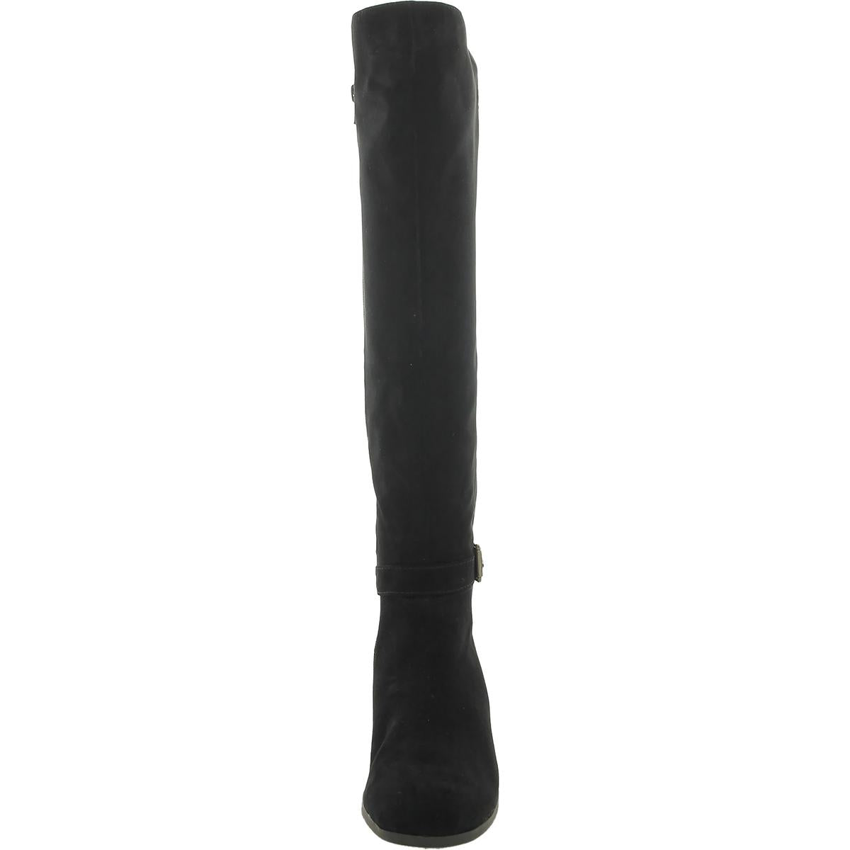 Kimmball Womens Solid Tall Over-The-Knee Boots