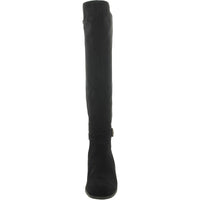 Kimmball Womens Solid Tall Over-The-Knee Boots