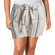 Jennifer & Grace Womens 100% Cotton Cuffed Shorts
