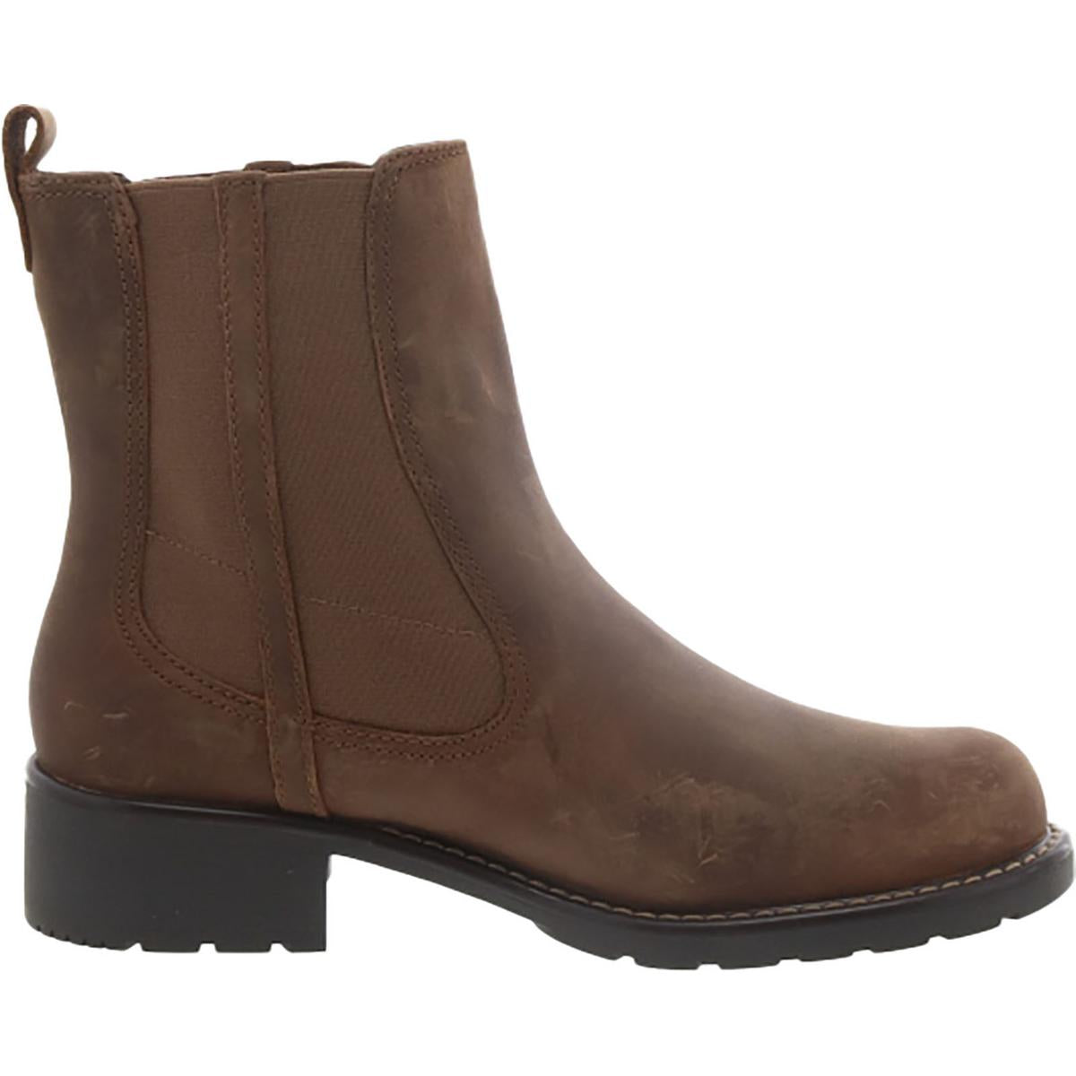 Orinoco Club Womens Leather Pull On Ankle Boots