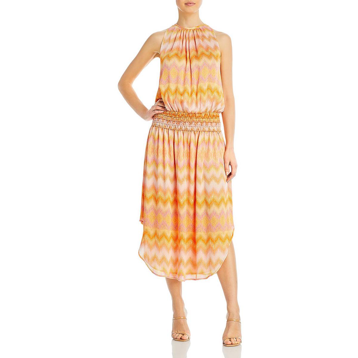 Womens Smocked Long Maxi Dress