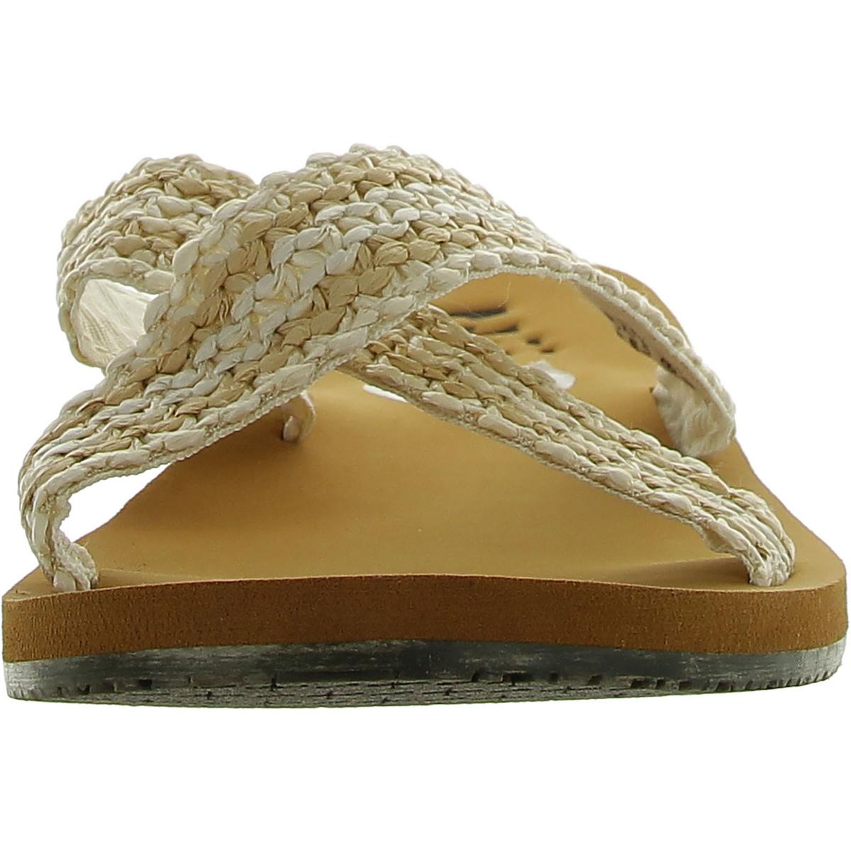 akela Womens Slip On Summer Flip-Flops