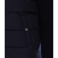 Herno Men Knitted And Nylon Hybrid Cardigan