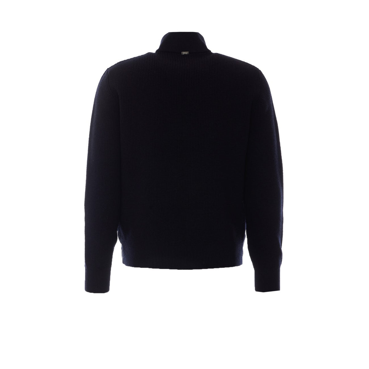Herno Men Knitted And Nylon Hybrid Cardigan