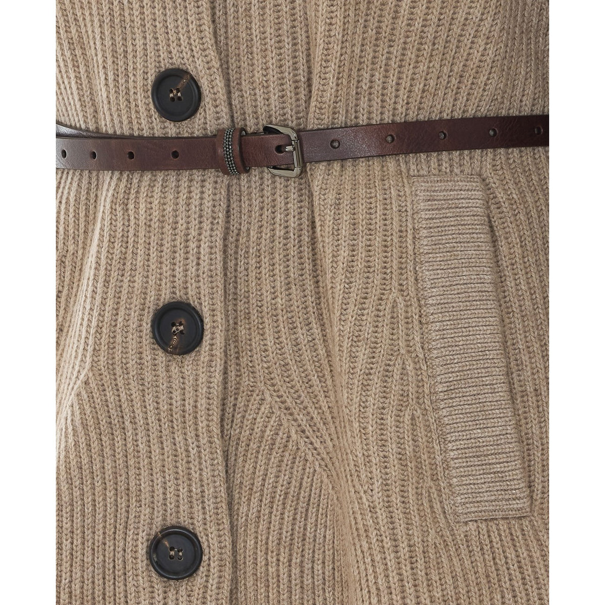 Brunello Cucinelli Brunello Cucinelli Women Knitted Belted Cardigan