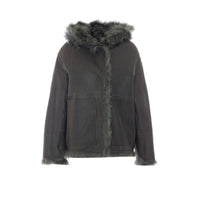 Yves Salomon Women Knitted Fox Fur Short Jacket