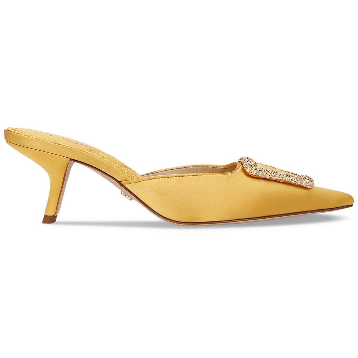 Brit Womens Satin Embellished Mules