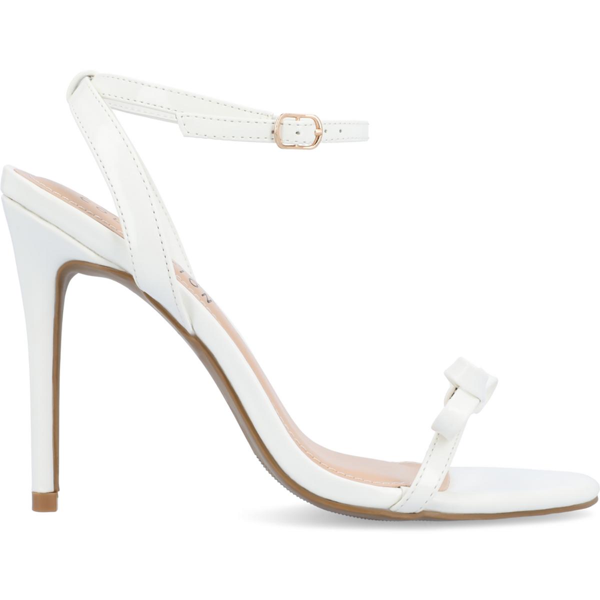 Elvina Womens Patent Ankle Strap