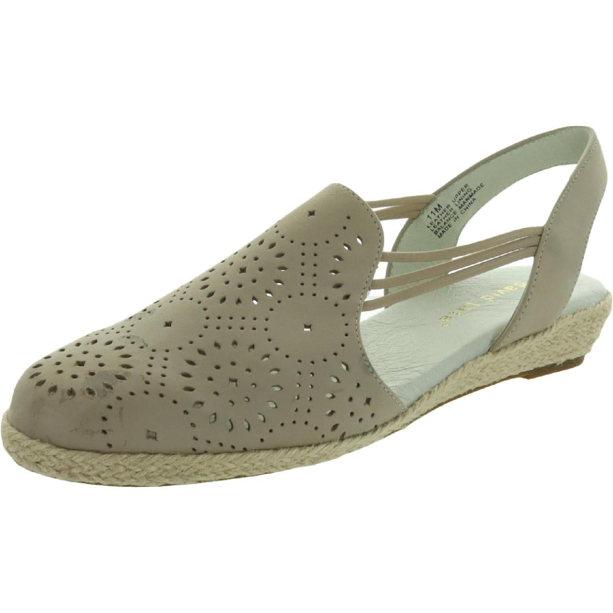 Zena Womens Laser Cut Slip On Espadrilles