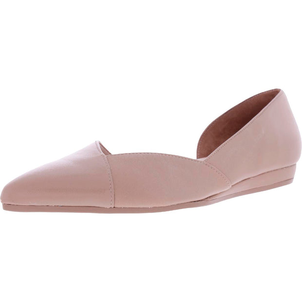 Karla Womens Leather Pointed Toe D'Orsay