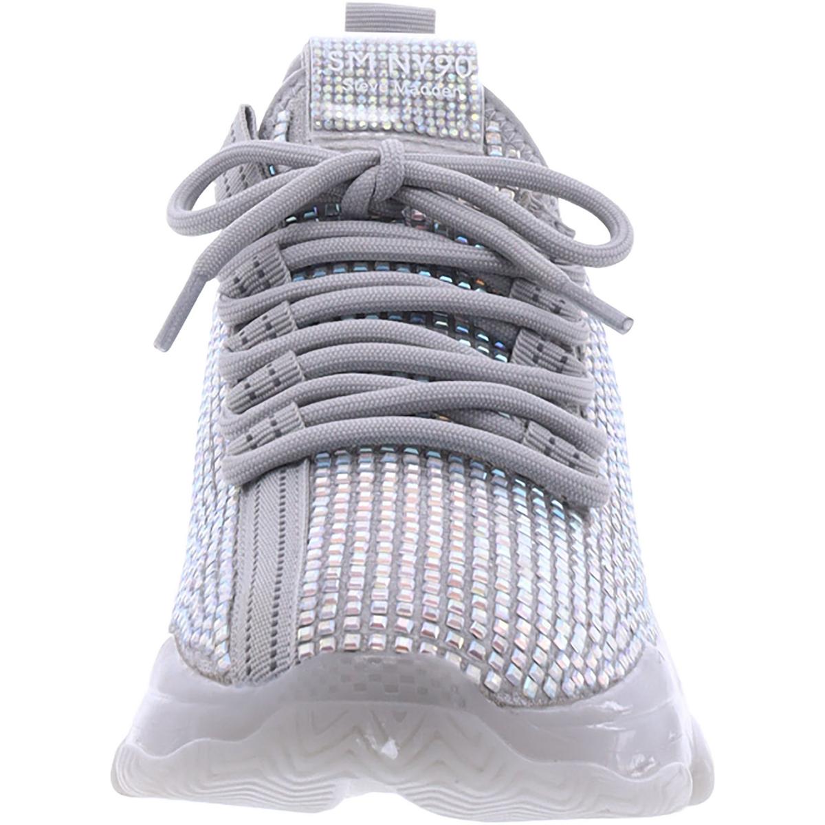 Maxima Womens Embellished Low Top Casual and Fashion Sneakers
