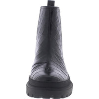 Emali Womens Nubuck Pull On Ankle Boots