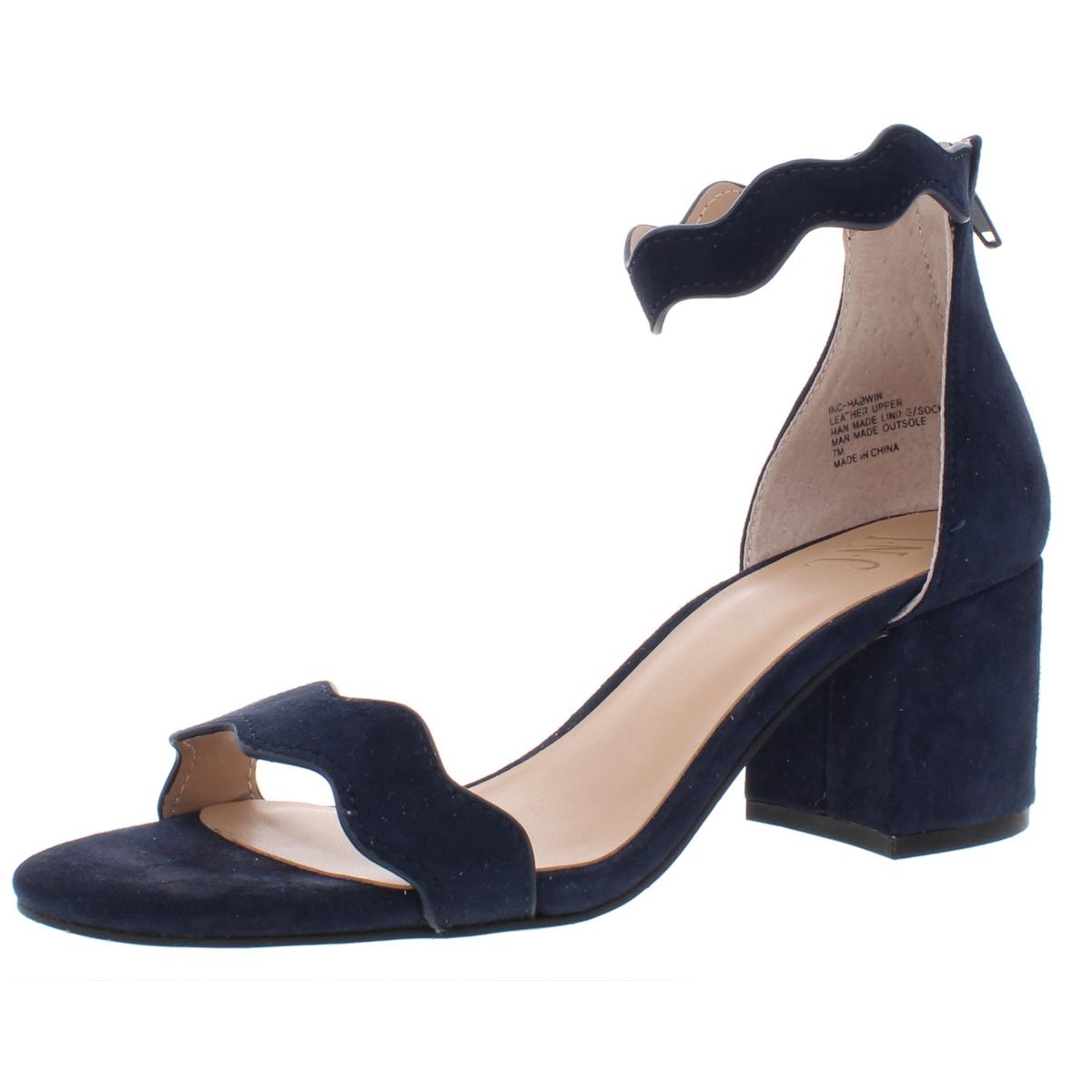 INC Womens Hadwin Scalloped Heels
