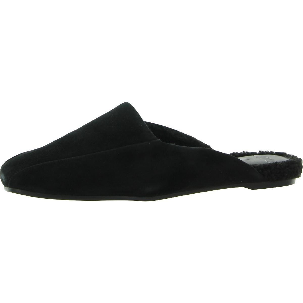 Sandra 2 Womens Faux Fur Lined Suede Mules