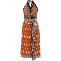 DRIES VAN NOTEN Dries Van Noten Women Dole Patchwork Dress With American Neckline
