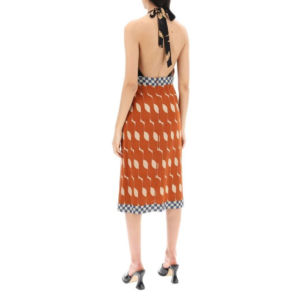 DRIES VAN NOTEN Dries Van Noten Women Dole Patchwork Dress With American Neckline