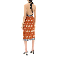 DRIES VAN NOTEN Dries Van Noten Women Dole Patchwork Dress With American Neckline