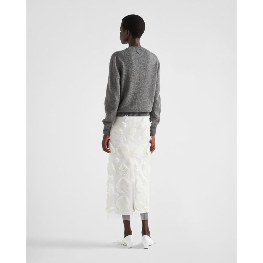 PRADA Prada Men Wool And Cashmere Crew-Neck Sweater
