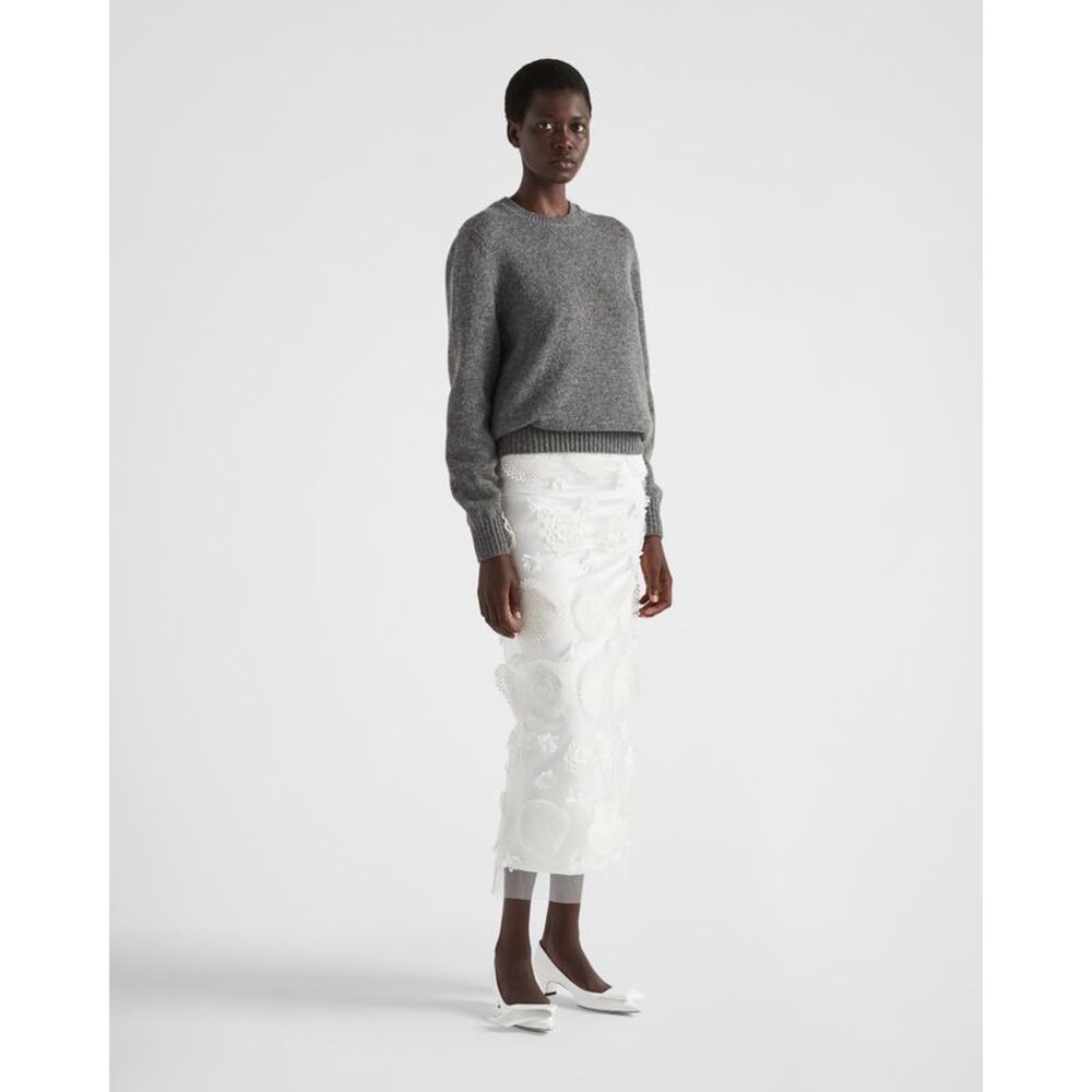 PRADA Prada Men Wool And Cashmere Crew-Neck Sweater