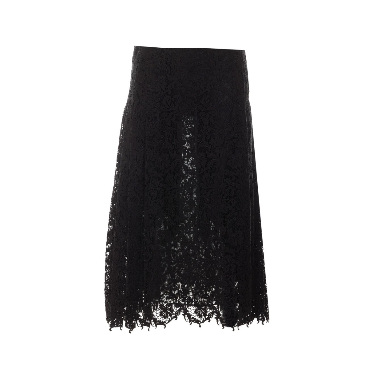 Fendi Women Lace Midi Skirt