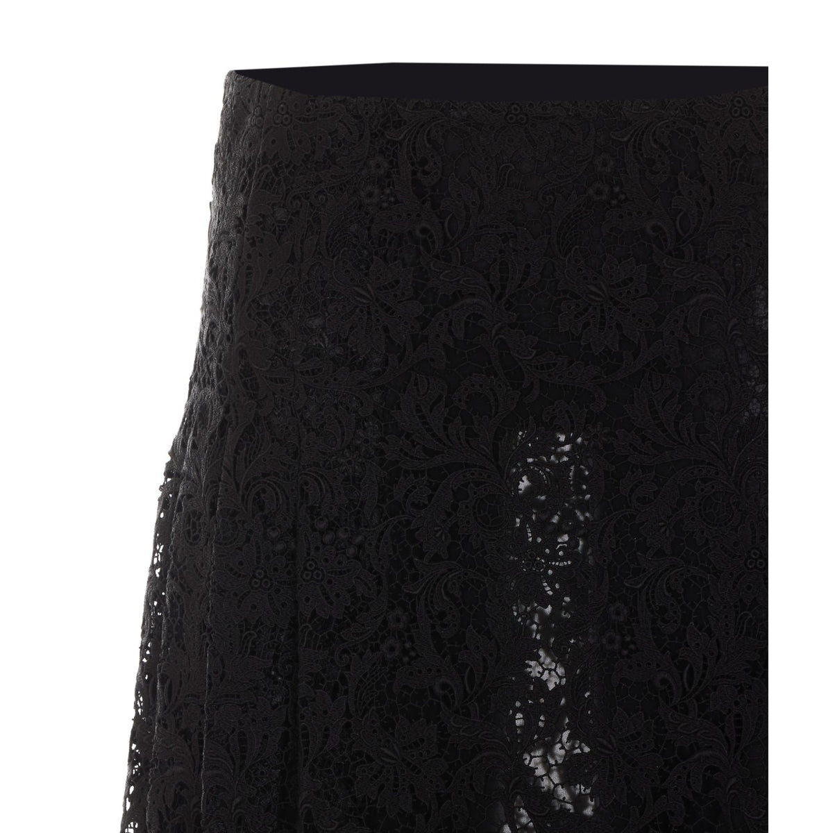 Fendi Women Lace Midi Skirt