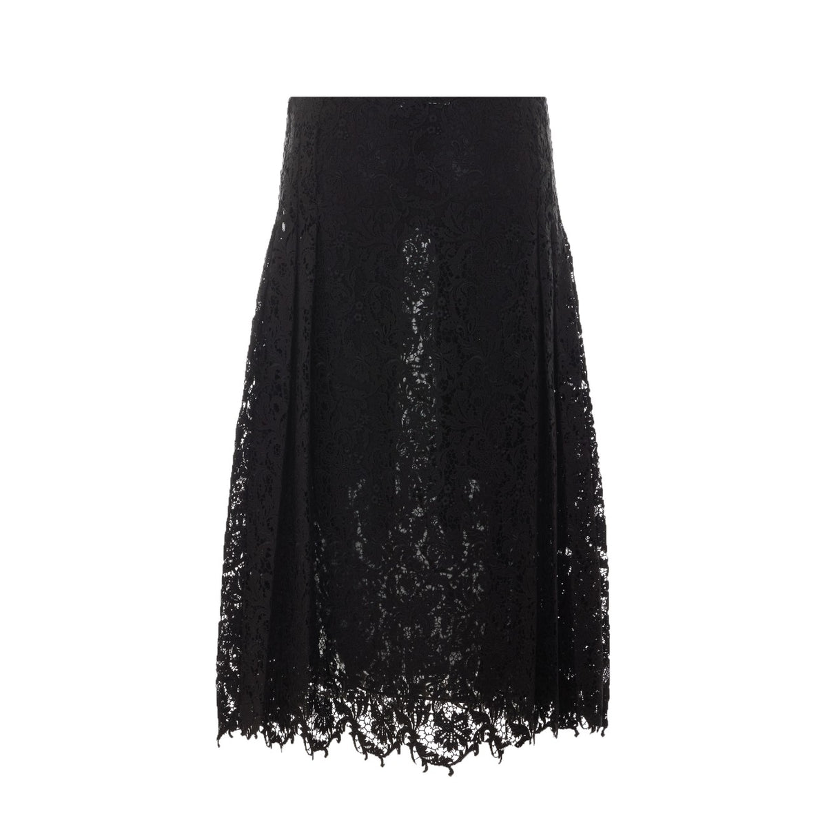 Fendi Women Lace Midi Skirt