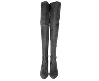 Stuart Weitzman Stuart Weitzman Women's Landmark Slate Suede Over-the-knee Boot