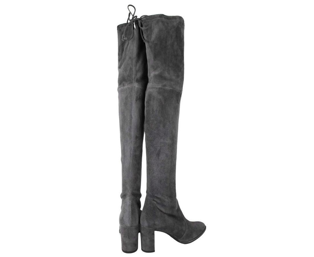 Stuart Weitzman Stuart Weitzman Women's Landmark Slate Suede Over-the-knee Boot