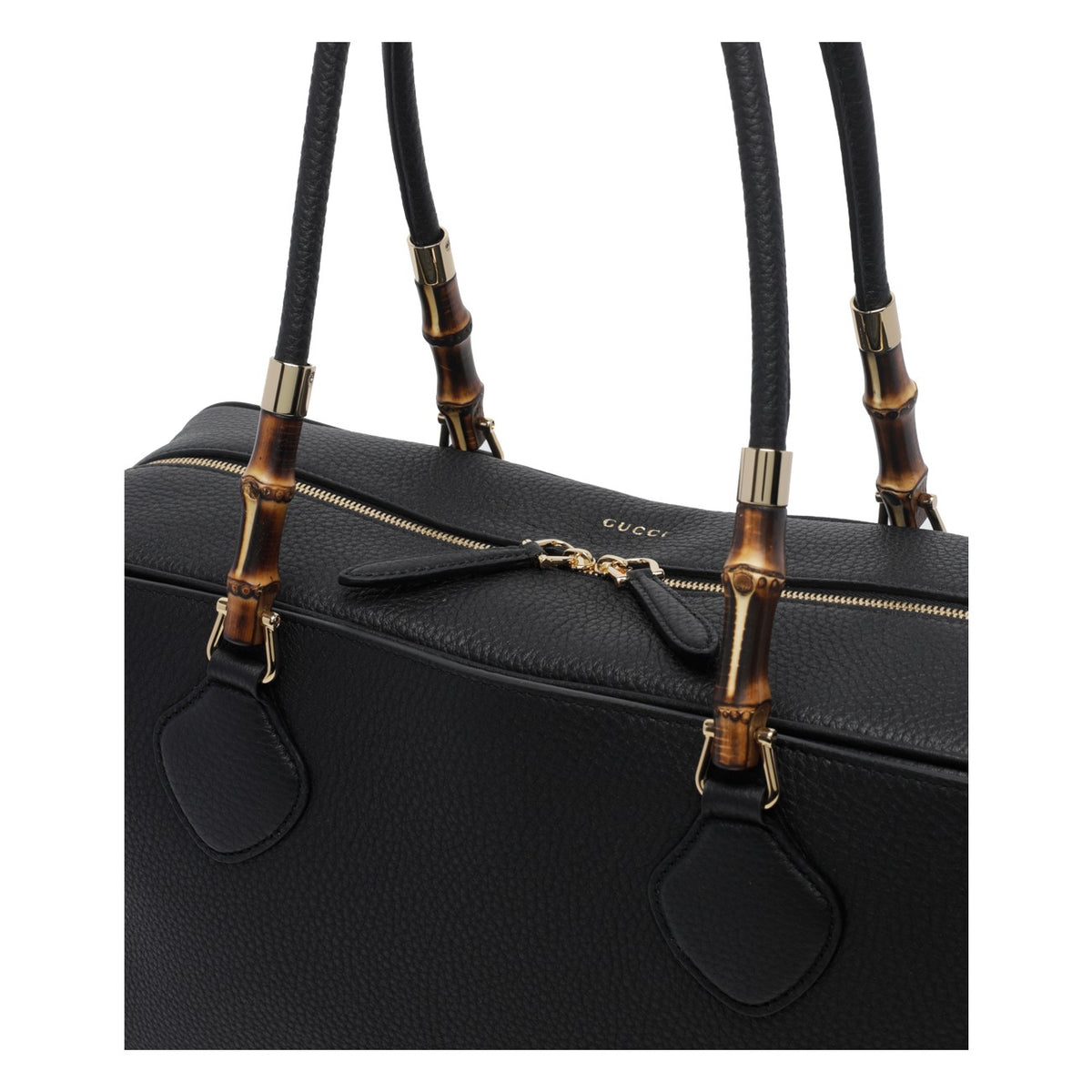 Gucci Women Large Boston Bag With Bamboo