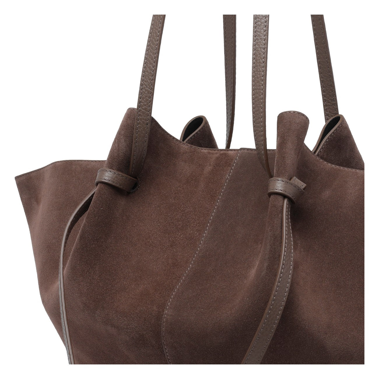 Yuzefi Yuzefi Women Large Suede Mochi Shoulder Bag