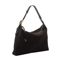 Etro Women Large Suede Rosette Shoulder Bag