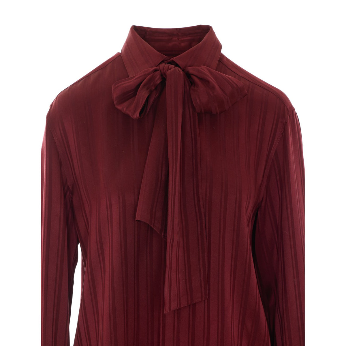 Saint Laurent Saint Laurent Women Lavalliere Cassandre Shirt