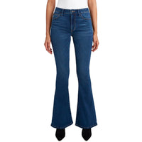 Womens Stretch Denim Flare Jeans Vintage