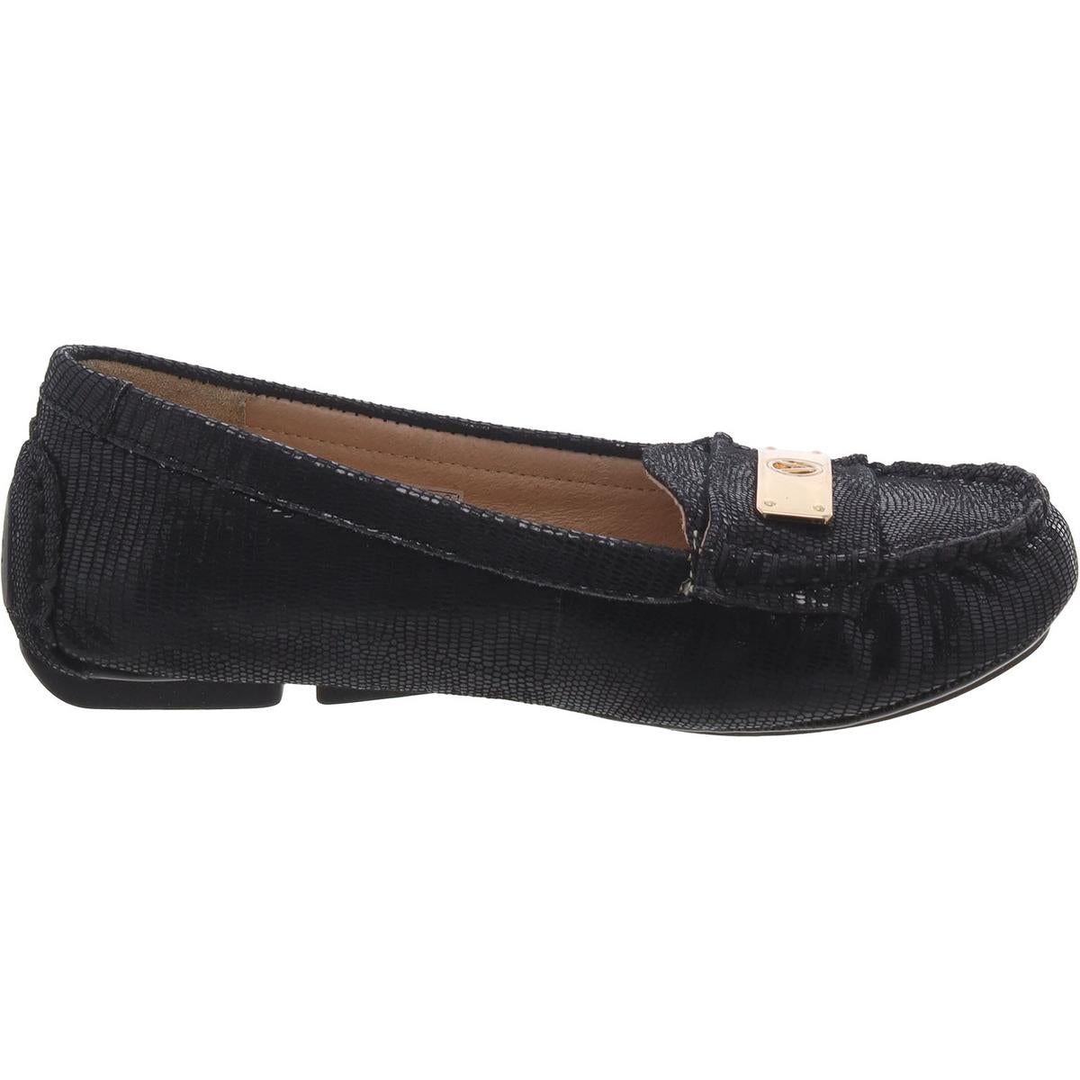 Sydney Womens Leather Slip On Loafers