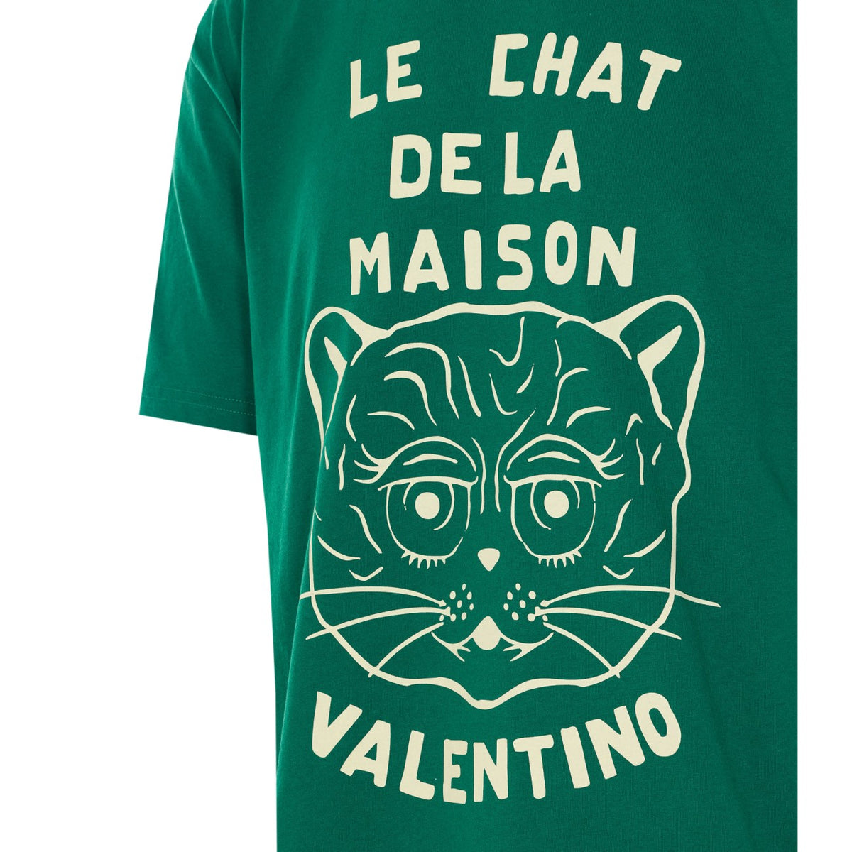 Valentino Garavani Men Le Chat De La Maison Print T-Shirt