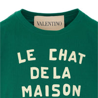 Valentino Garavani Men Le Chat De La Maison Print T-Shirt