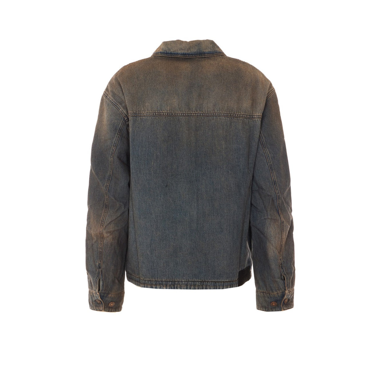 Amiri Amiri Men Lea Bones Denim Jacket