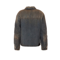 Amiri Amiri Men Lea Bones Denim Jacket