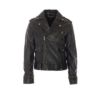 Golden Goose Golden Goose Men Leather Biker Jacket